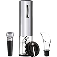 Stone TH Sacacorchos Eléctrico- Recargable Abridor de Vino Automatico Profesional con Cortacapsulas Botella- Vertedor de…